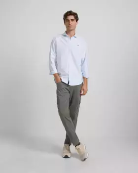 Мужские спортивные минималистичные брюки-карго Silbon, серый