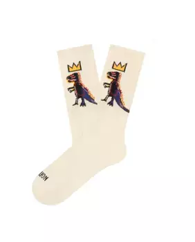 Мужские спортивные носки Basquiat Pez Dispenser Jimmy Lion, бежевый
