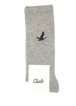 Мужские спортивные носки с вышивкой логотипа Beymen Club, антрацит