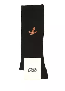 Мужские спортивные носки с вышивкой логотипа Beymen Club, черный