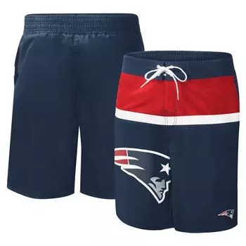 Мужские спортивные плавки Carl Banks Navy New England Patriots Sea Wind G-III