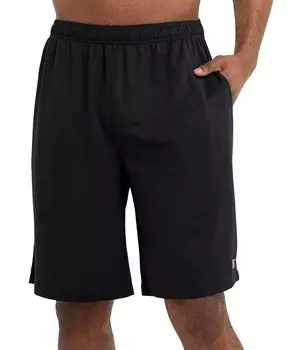 Мужские спортивные шорты Big & Tall Double Dry стандартной посадки 10 дюймов Champion, черный