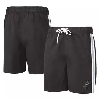 Мужские спортивные шорты Carl Banks Black San Antonio Spurs Sand Beach Volley Swim Shorts G-III