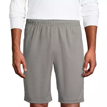 Мужские спортивные шорты из сетки Lands End Lands' End, цвет Stone Gray