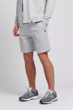 Мужские спортивные шорты классического кроя с двумя всадниками U.S. Polo Assn, серый