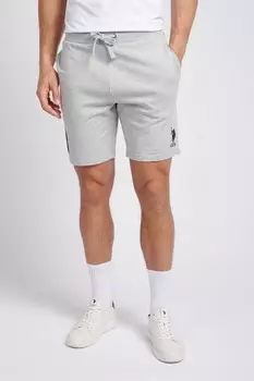 Мужские спортивные шорты классического кроя с логотипом игрока 3 U.S. Polo Assn, серый