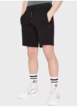 Мужские спортивные шорты нормального черного цвета 8NZS75 ZJKRZ 1200 Armani Exchange, черный