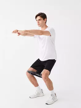 Мужские спортивные шорты Slim Fit LCW Active, новый черный