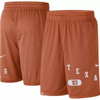Мужские спортивные шорты Texas Orange с надписью Texas Longhorns Nike