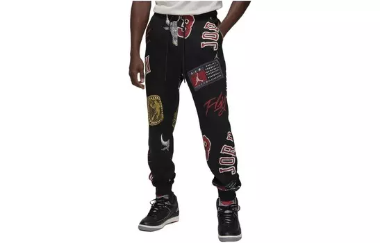 Мужские спортивные штаны Brooklyn Knit, черные Jordan, черный