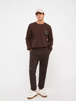 Мужские спортивные штаны для бега стандартного кроя LCW Casual, темно коричневый