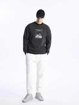 Мужские спортивные штаны для бега стандартного кроя LCW Casual, экрю