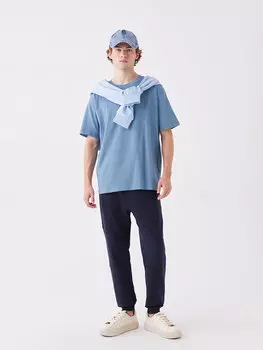 Мужские спортивные штаны для бега стандартного кроя LCW Casual, темно-синий