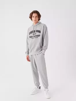 Мужские спортивные штаны для бега стандартного кроя XSIDE, серый меланж