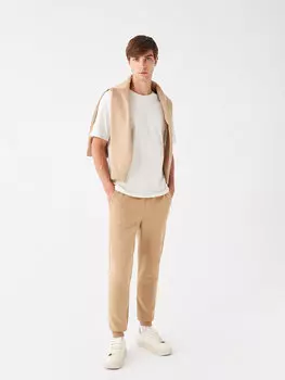 Мужские спортивные штаны для бега стандартного кроя LCW Casual, бежевый