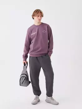 Мужские спортивные штаны для бега стандартного кроя LCW Casual, серый меланж