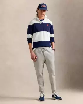 Мужские спортивные штаны двойной вязки Polo Ralph Lauren, серый