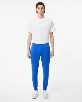 Мужские спортивные штаны Lacoste Jogger из органического хлопкового флиса Lacoste, синий