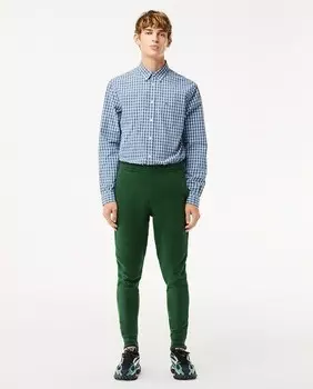Мужские спортивные штаны Lacoste Jogger из органического хлопкового флиса Lacoste, зеленый