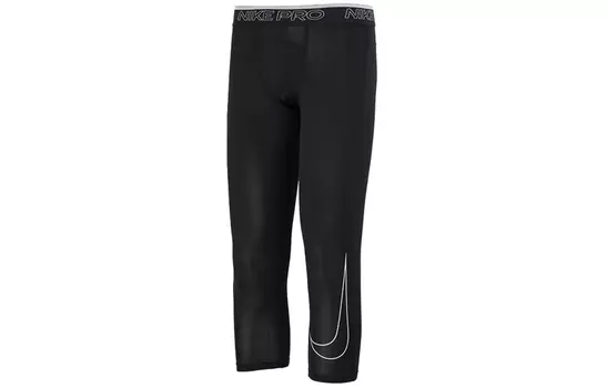 Мужские спортивные штаны Nike укороченные, черный