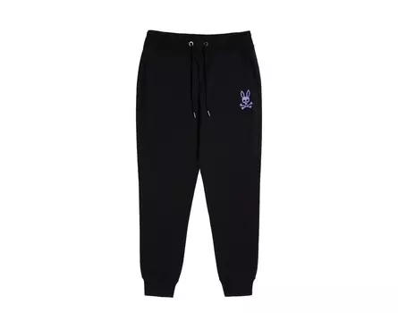 Мужские спортивные штаны Psycho Bunny Chicago HD в горошек, черный