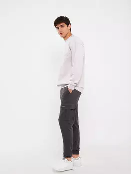 Мужские спортивные штаны Slim Fit для джоггеров LCW Casual, антрацит
