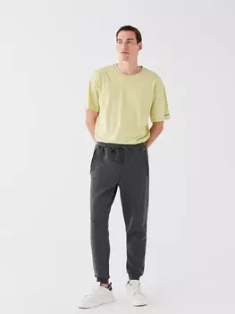 Мужские спортивные штаны Slim Fit для джоггеров LCW Casual, антрацит меланж