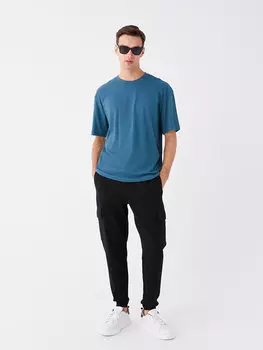 Мужские спортивные штаны Slim Fit для джоггеров LCW Casual, новый черный