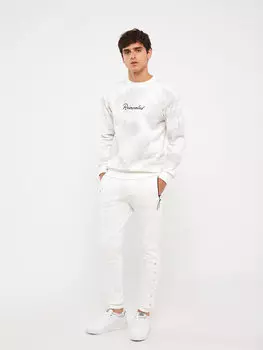 Мужские спортивные штаны Slim Fit для джоггеров LCW Casual, от белого