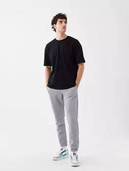 Мужские спортивные штаны Slim Fit для джоггеров LCW Casual, серый меланж
