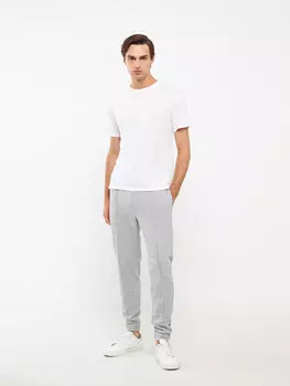 Мужские спортивные штаны Slim Fit для джоггеров LCW Casual, серый меланж