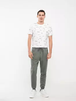 Мужские спортивные штаны Slim Fit для джоггеров LCW Casual, сизый