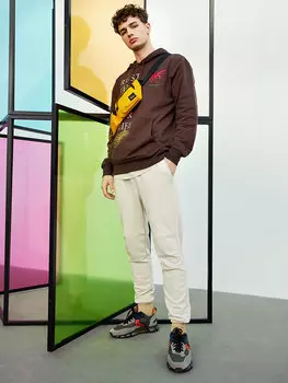 Мужские спортивные штаны Slim Fit для джоггеров XSIDE, бежевый