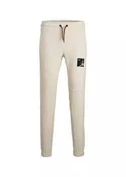 Мужские спортивные штаны Slim Fit кремового цвета 12230407_JPSTWILL JJFILO SWEAT PANT Jack & Jones, кремовый