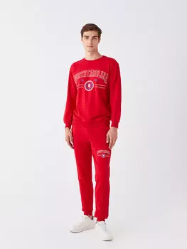 Мужские спортивные штаны стандартного кроя CALMERA MODA, красный