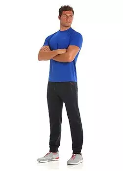 Мужские спортивные штаны стандартного кроя темно-синего цвета A106004S00_DECK SEAT PANTS Slam, темно-синий