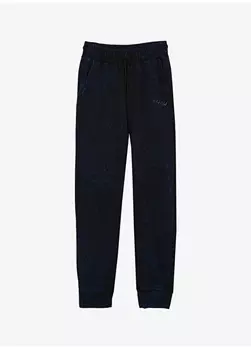 Мужские спортивные штаны свободного покроя с нормальной талией сине-фиолетового цвета Black On Black