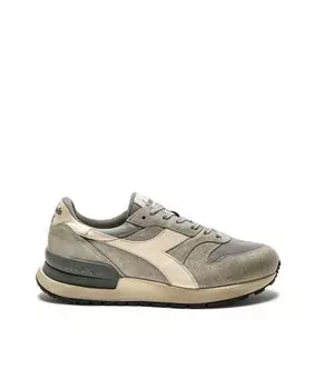 Мужские спортивные туфли из кожи и зубчатой подошвы Diadora Heritage, серый