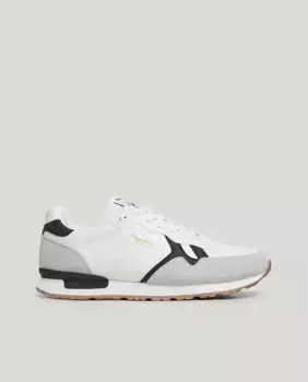 Мужские спортивные туфли с микроперфорацией на подъеме Pepe Jeans, белый