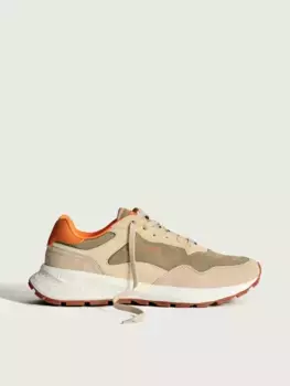 Мужские спортивные туфли SANTIAGO II из комбинированной кожи Hoff, цвет Topo