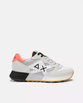 Мужские спортивные туфли со шнуровкой и логотипом Sun68, серый