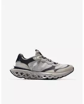 Мужские спортивные туфли в сочетании серого и синего цветов с кружевной застежкой Cole Haan, серый