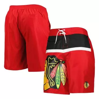 Мужские стартовые красные плавки Chicago Blackhawks Sea Wind Starter