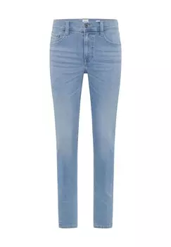 Мужские стираные джинсы узкого кроя Oregon MUSTANG, цвет Denim Blu