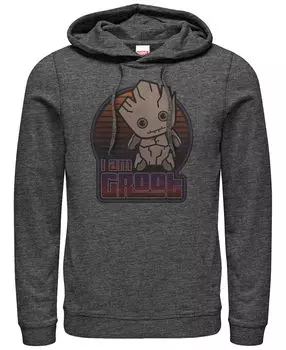 Мужские Стражи Галактики Marvel Kawaii «Я Грут», пуловер с капюшоном Fifth Sun