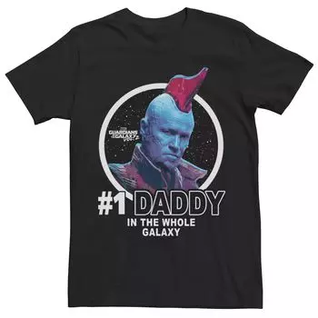 Мужские Стражи Галактики, том. Футболка 2 Number 1 Daddy Yondu Licensed Character