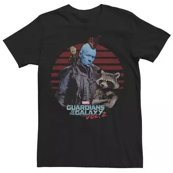 Мужские Стражи Галактики Том. Футболка с рисунком 2 Yondu Groot Rocket Marvel