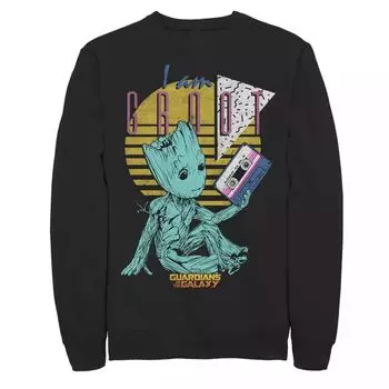 Мужские стражи Marvel, том. Толстовка с лентой в стиле ретро 90-х годов 2 Baby Groot Licensed Character