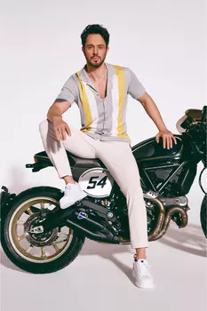 Мужские сверхлегкие брюки с каменной складкой Avva, серый