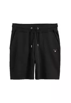 Мужские свитшоты - ORIGINAL SWEAT SHORTS, шорты, брюки, микс хлопка GANT, черный